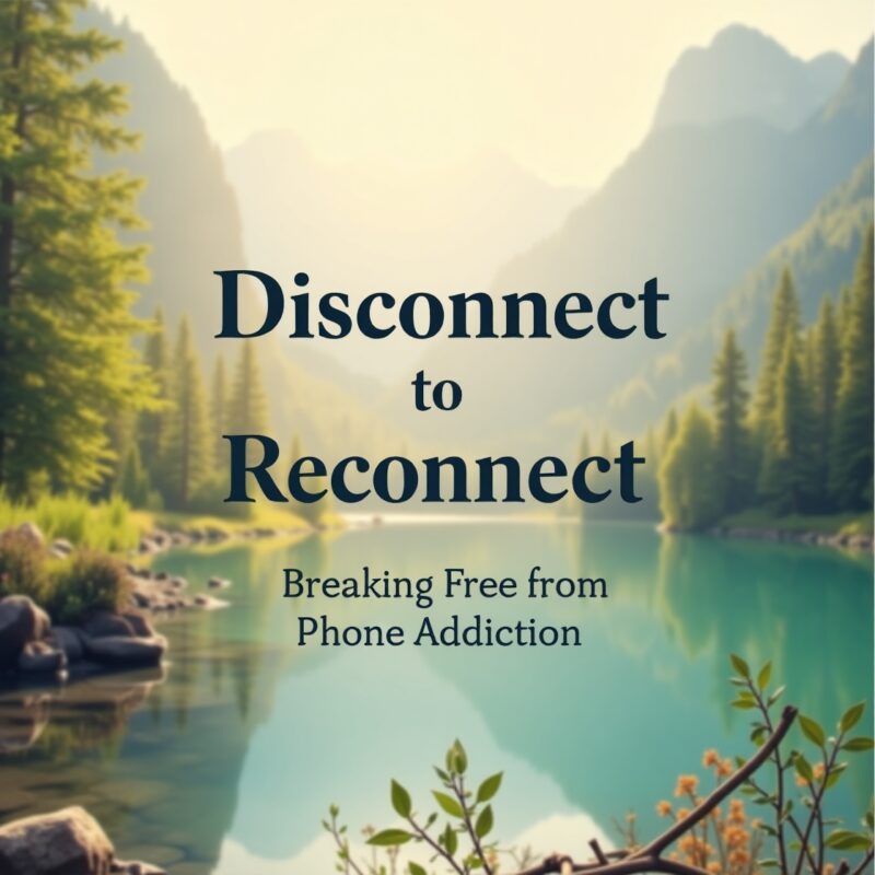 Disconnect to Reconnect: Breaking Free from Phone Addiction
