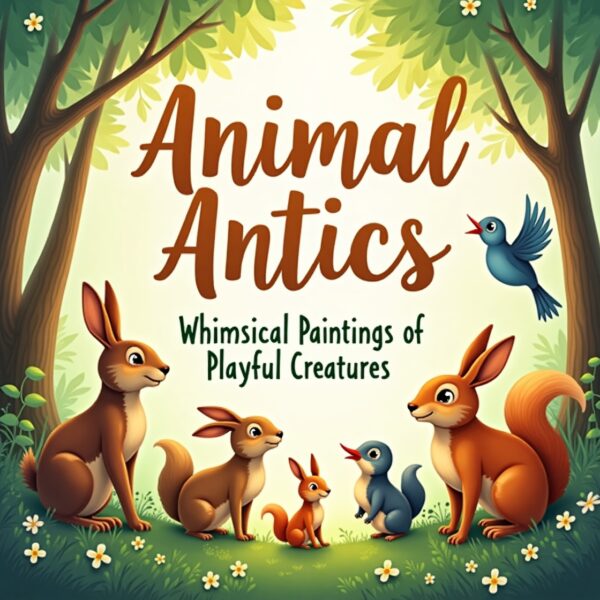 Animal Antics: Whimsical Paintings of Playful Creatures